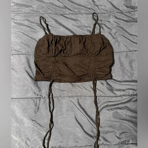 Urban Outfitters Black Cropped Cami Size Small